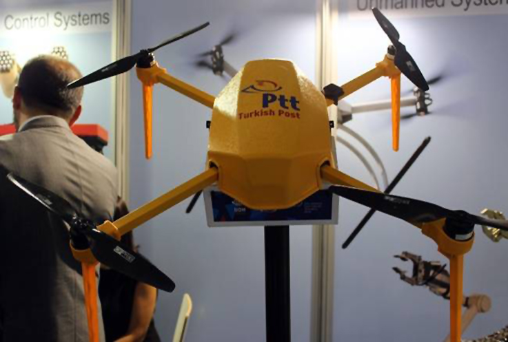 ‘Yerli drone’ ile paketler havalarda uçacak