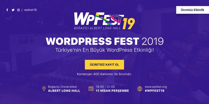 Türkiye’nin En Büyük WordPress Etkinliği