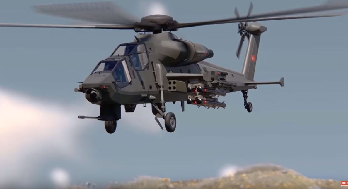 Yerli ATAK-2 Taarruz Helikopteri IDEF Fuarında Görücüğe çıktı.