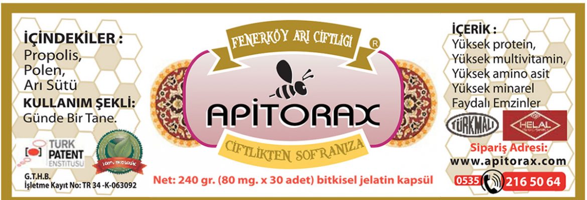 Apitorax – Doğal Vitamin Hapı